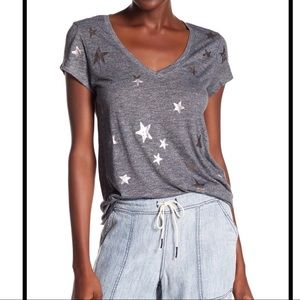 Anthropologie Michael Stars Metallic Stars Tee